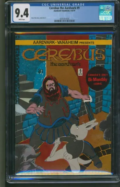 Aardvark-Vanaheim Cerebus Aardvark 9 CGC 9.4 1979