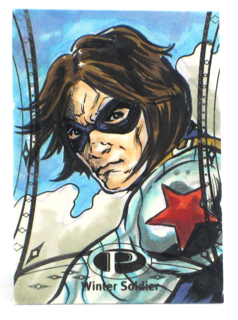 2014 Marvel Premier Winter Soldier Sketch Card Wayne Beeman UD Upper Deck 1/1