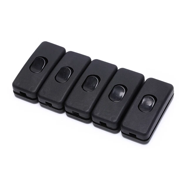 5 pz lampada da tavolo nera on/off scrivania luce cavo interruttore cavo 110-.d Sg