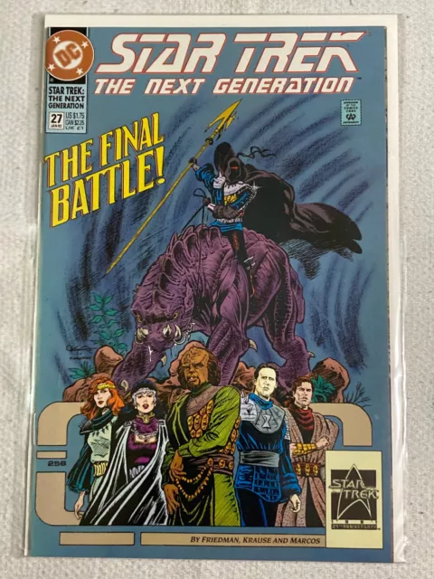 Star Trek: The Next Generation #27 1992 VF+/NM DC Comics