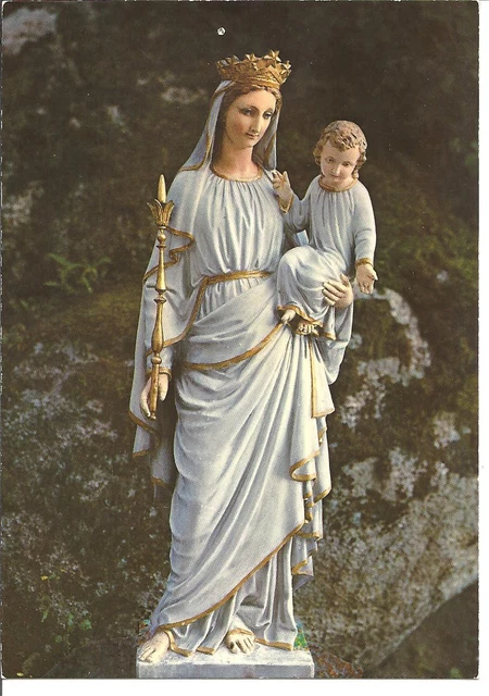 NOTRE DAME DE L'HERMITAGE - statue chapelle de la source