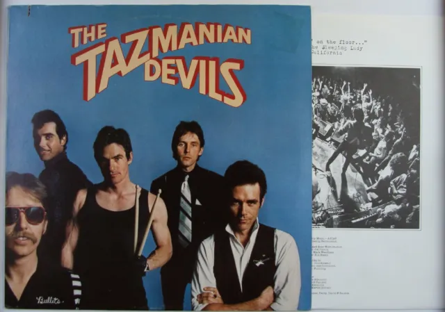 The Tazmanian Devils Tazmanian Devils Italy LP 1980 + Innerbag US New Wave