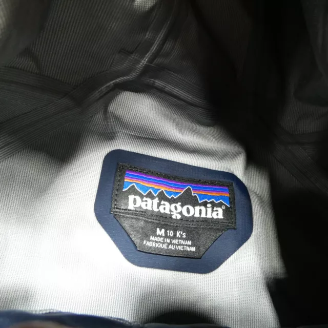 PATAGONIA TORRENTSHELL 3L Rain Jacket Youth Medium 10 Blue Reflective ...