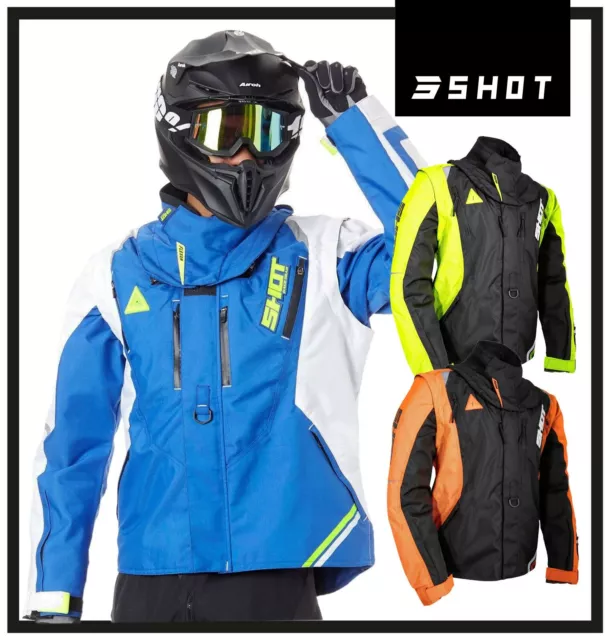 New Shot Flexor Advance Enduro Dual Sport Off Road Adventure Motorcycle Jacket