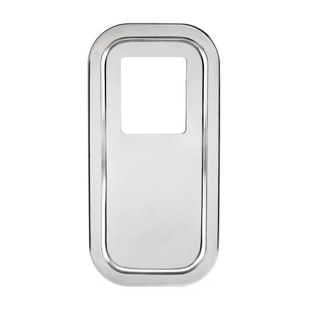 Stainless Shift Plate Cover - Extended Hood For Peterbilt 379EXH 1987-07; 21731
