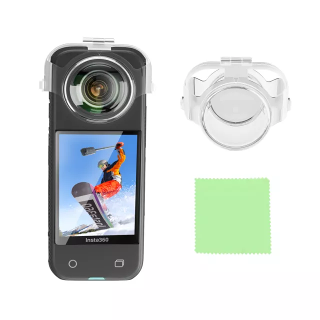 For Insta360 X3 Clear Body Case Lens Guard Lens Cover Action Camera Accessories