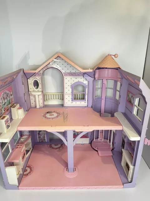 Vintage Barbie Dream House Victorian Playset 2000 Mattel #26445 Working Bell