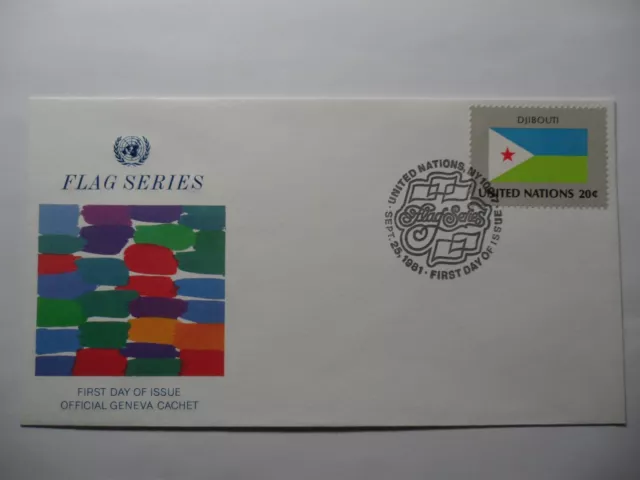Stampmart : United Nations 1983 Un Flag Series Official Djibouti Fdc
