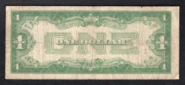 Fr. 1601* 1928-A $1 One Dollar *Star* “Funnyback” Silver Certificate Note (B) 2