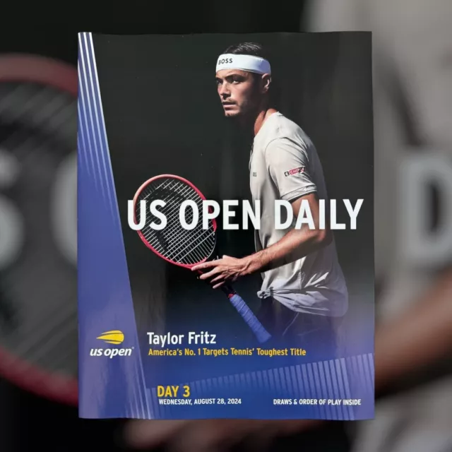 2024 TAYLOR Fritz "US Open Daily" Program August 28th Day 3 21