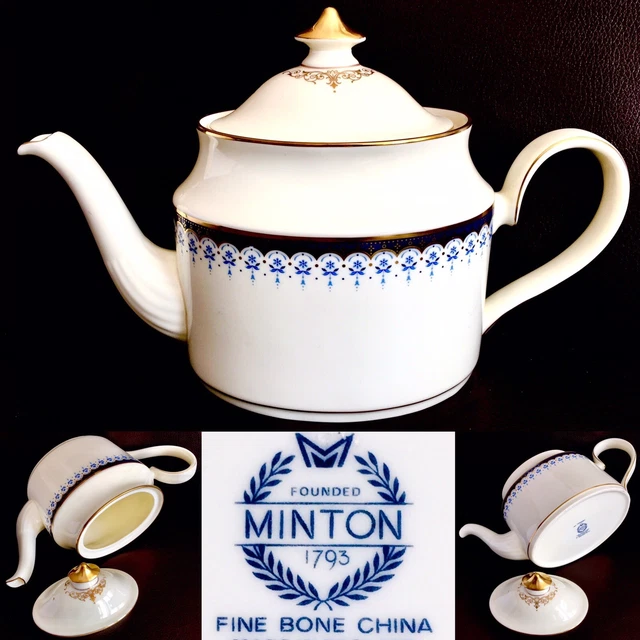 LARGE VINTAGE (1981) English Minton “Consort” Fine Bone China Teapot