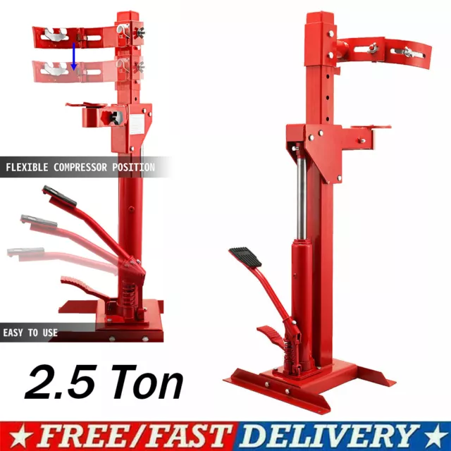 Hydraulic Auto Coil Strut Spring Compressor 2.5 Ton Adjustable Height Removing