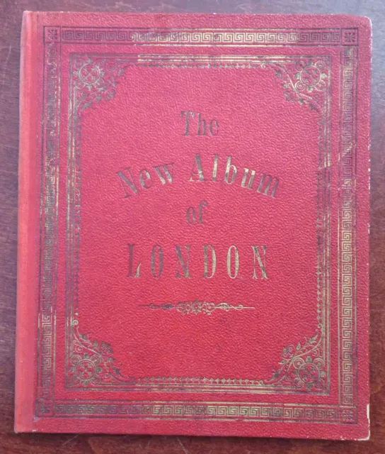 London Souvenir Album British Museum Crystal Palace c. 1870's illustrated book