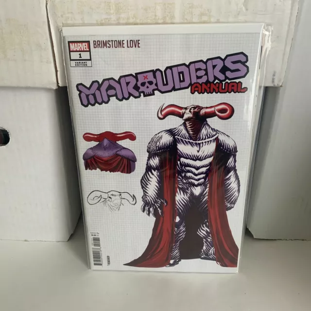 Marauders Annual #1 Marvel Comics Design 1:10 Variant