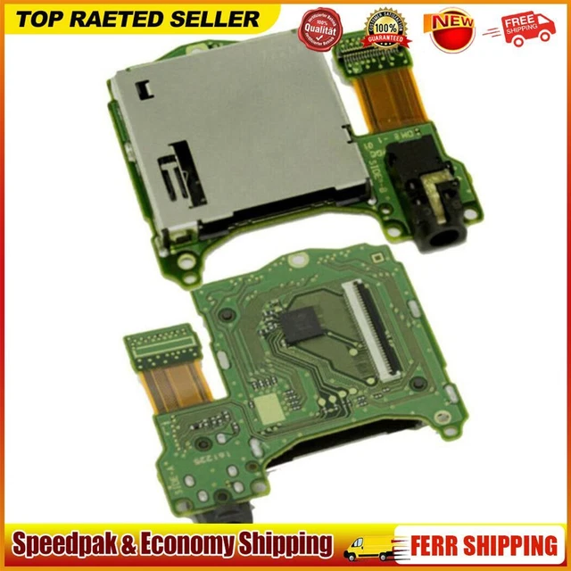 Ersatz-Spielkartensteckplatz Für Konsolen-Reparatur – Metall & ABS, 4,2 X 3,8 X 0,5 Cm, Kompatibel Mit Verschiedenen Boards
