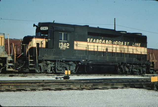 SCL Seaboard Coast Line EMD GP30 Kodachrome Original Kodak Slide