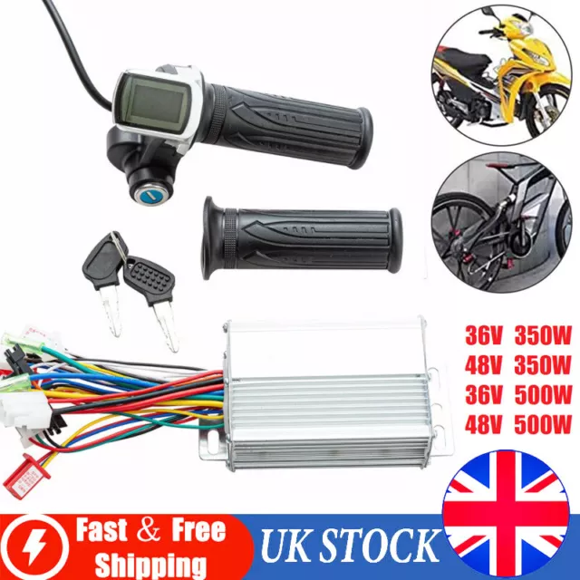 36V/48V Electric Bicycle E-bike Scooter Brushless Motor Speed Controller LCD Kit