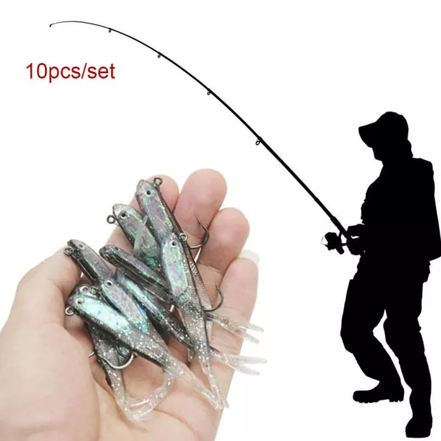 New Crankbaits Fishing Tackle Trout Fish Baits Worm Hook Silicone Soft Lures