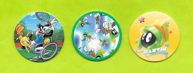 Lot De Pogs Casper – Du N°81 Au N°99 – Classique Et Fluo – Année 1995