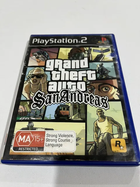 Grand Theft Auto: San Andreas (Sony PlayStation 2 PS2) *BLACK LABEL DISC  ONLY*