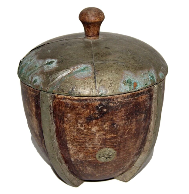 Tasche Mit Deckel Holzschale Fr Wolle - Tragbare Aufbewahrung Zum  Stricken, Hkeln & Basteln