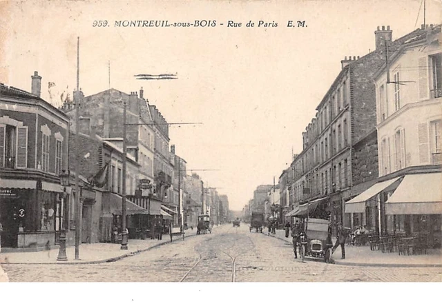 93. n°206272. montreuil sous bois. rue de paris