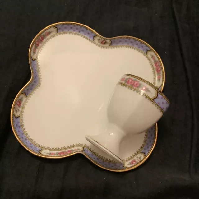 Ancien service à oeuf en porcelaine de Limoges