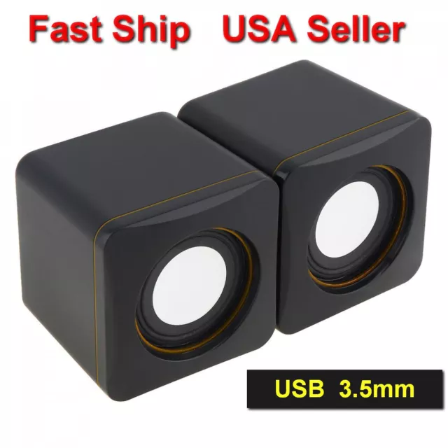 101Z Portable Speakers USB 2.0 | 3.5mm Stereo Jack for PC Laptop Smartphone ...