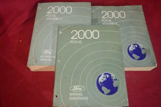 2000 Ford Focus Dealer Shop Repair Manual WSVA