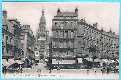 C6467 - CARTE POSTALE ANCIENNE Le Havre L'Église Saint-Michel