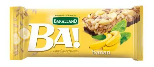 25x BAKALLAND BATON BA! BANAN-CZEKOLADA 40G x25 pcs (x1 box)