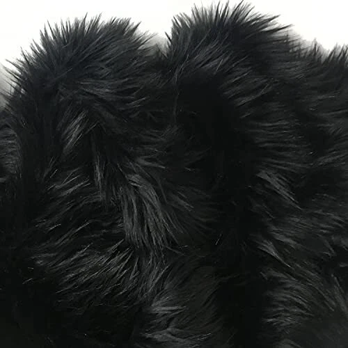 Bianna Creations | Long Pile Thick Faux Fur Fabric Squares | Shag Shaggy Furry