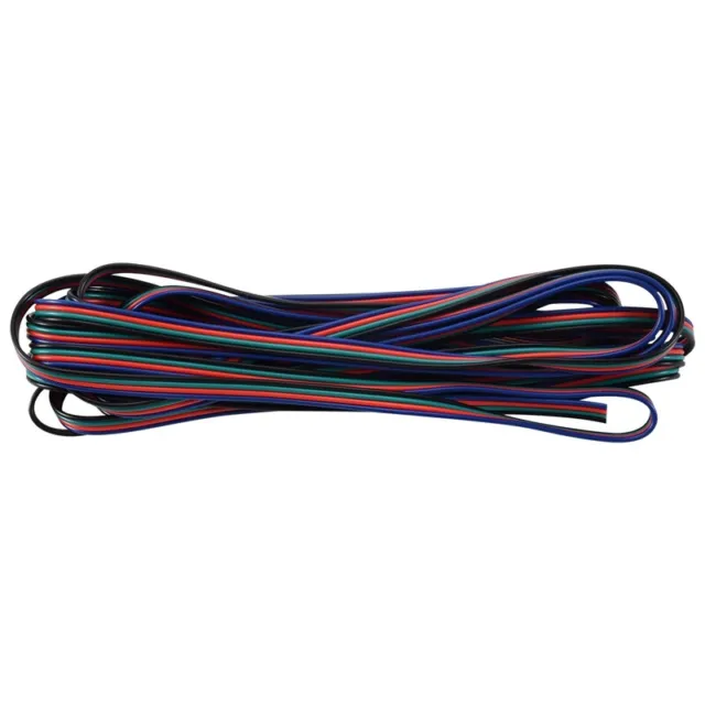 2X(4 broches Cable de connecteur cable cordon d'extension pour RGB LED Stri8058