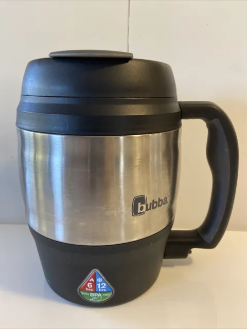 Black Bubba Keg 52 oz Insulated Thermos Travel Mug 8 Inch Tall