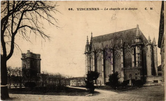 CPA AK VINCENNES - La chapelle et le donjon (519738)
