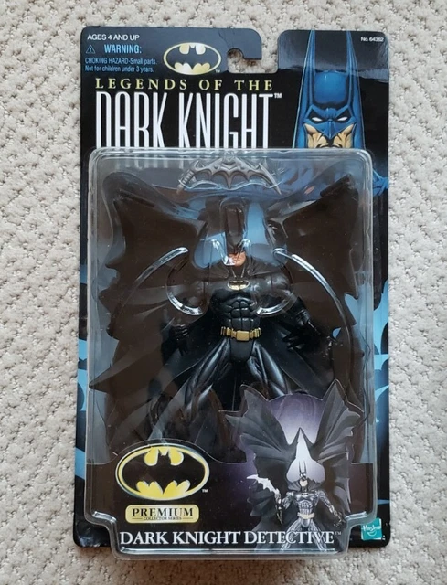 Legends of the Dark Knight DETECTIVE BATMAN Black Cape Action Figure Kenner 1998