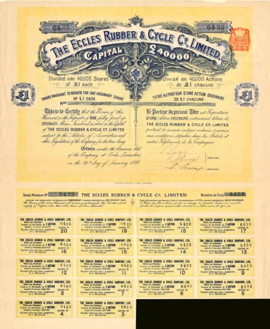 Eccles Rubber and Cycle Co., Limited - Foreign Stocks