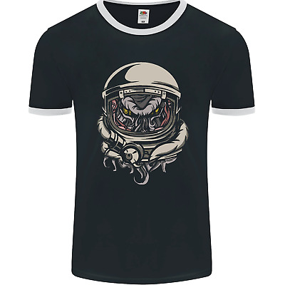 Space Cthulhu Kraken Mens Ringer T-Shirt FotL