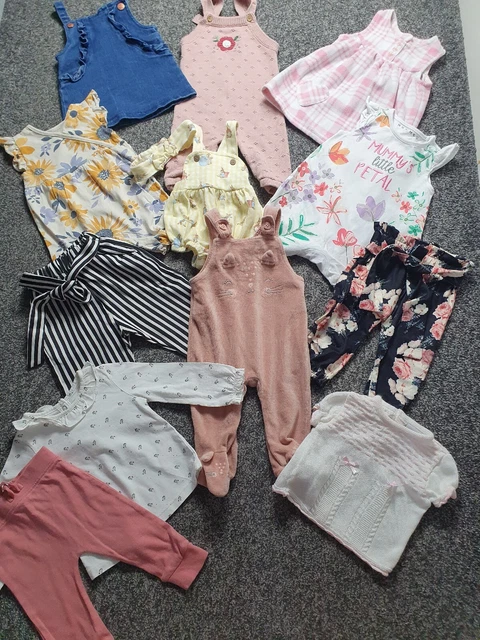 Pacchetto set abiti bambina 3-6 mesi