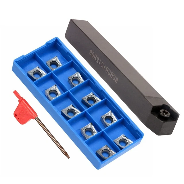 SCBCR1212H09 Plaquettes Carbure Haut Prise Précision Abrasif Accessoires Outils