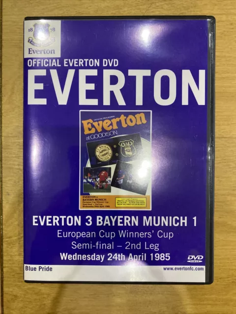 Everton 3 Vs 1 Bayern Munich European Cup Winners Cup Semi Final 1985 Football