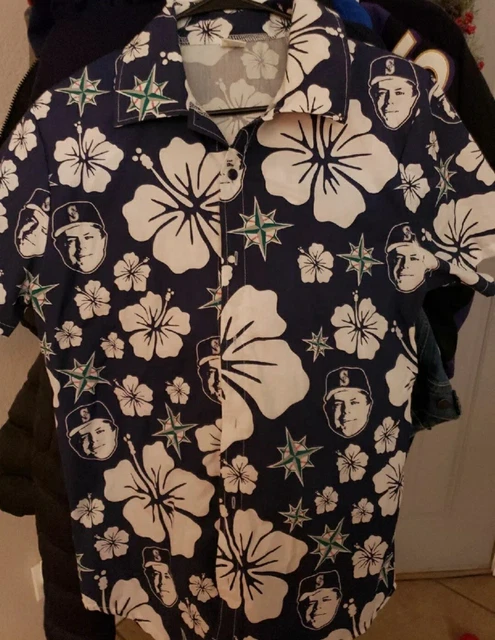Lou Piniella Mariners Aloha Shirt Mlb Seattle Mariners Hawaiian