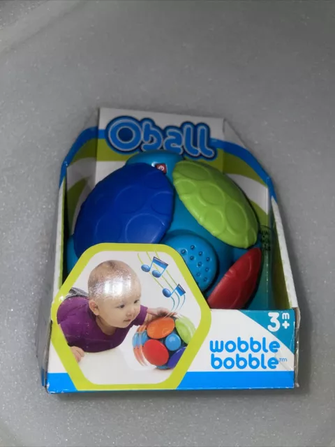 Oball Wobble Bobble Kids Sensory Toy Ball  - Brand New & Boxed