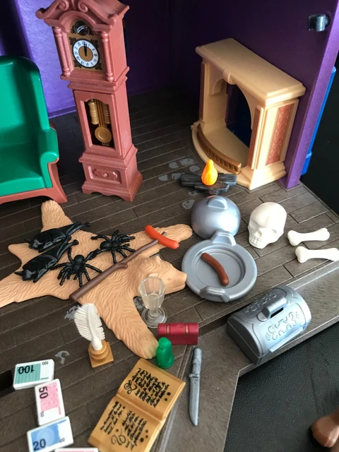 PLAYMOBIL 70361 SCOOBY-DOO maison manoir hant?� mobilier personnages accessoires EUR 59,00 