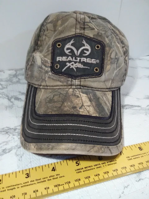 Realtree Signature Baseball Cap Camouflage Hat Camo Adjustable USED