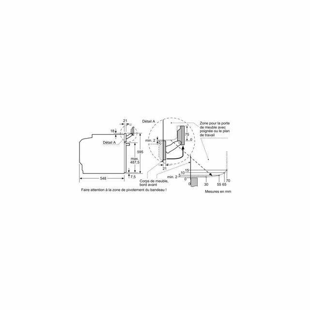 Four encastrable fonction vapeur NEFF B57VS24H0 HOME CONNECT  N90 9