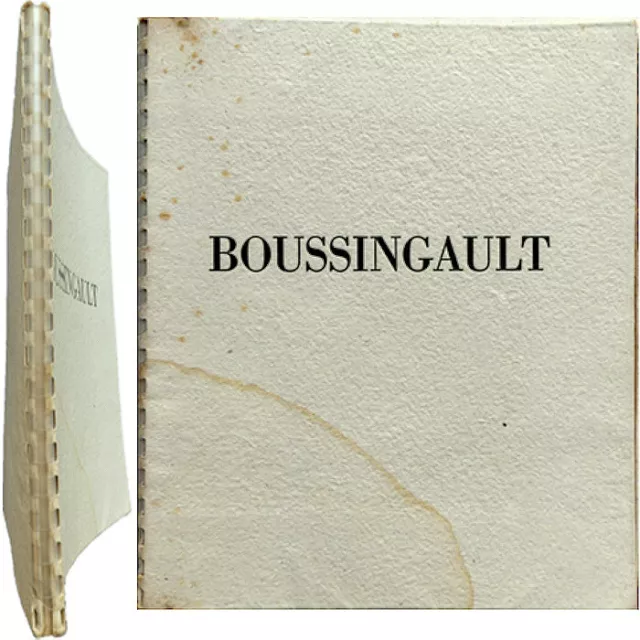 Boussingault par ses amis 1944 Dunoyer Segonzac Valdo Barbey Moreau Villeboeuf b