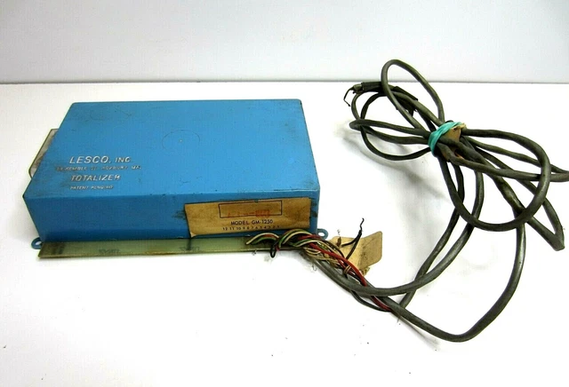 Vintage Lesco Jukebox Juke Box Totalizer GM-1250