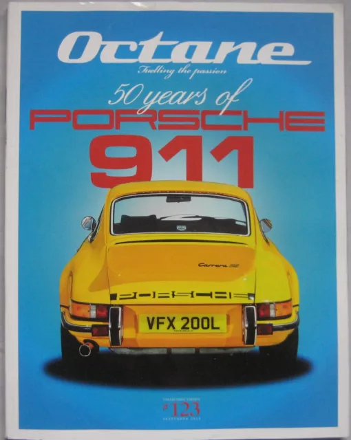 Octane magazine 09/2013 featuring Porsche, Aston Martin, Ferrari, Bugatti, Alfa
