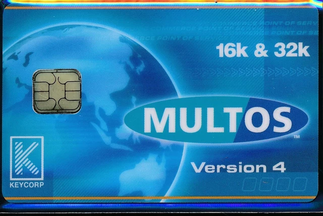 MULTOS ref PRS 9/3 SMART CARD